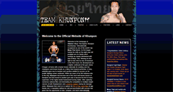 Desktop Screenshot of khunpon.com